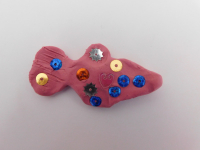 розовая рыбка